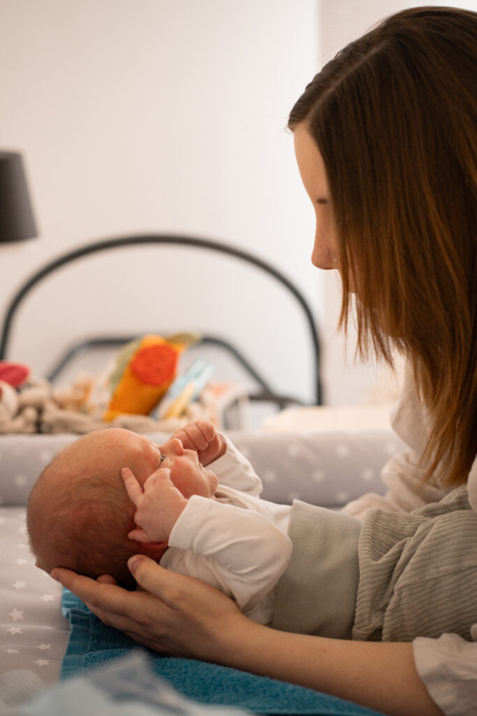 Home Story mit Baby